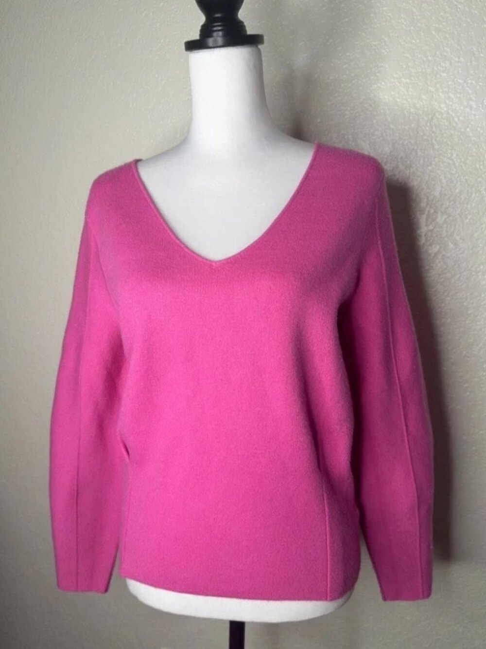 Maeve Anthropologie Lupita V-Neck Sweater Medium Pink Size M